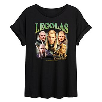 Juniors' The Lord Of The Rings Legolas Oversized Tee