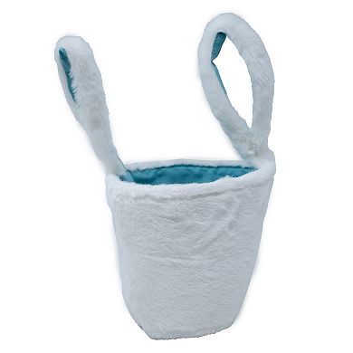 PTI Group Easter Bunny Blue Plush Basket