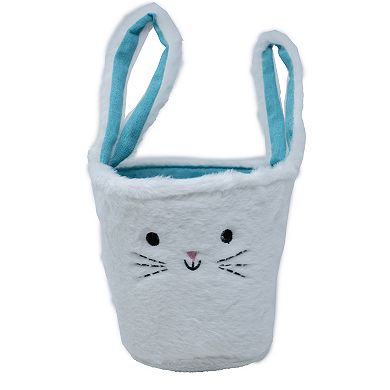 PTI Group Easter Bunny Blue Plush Basket