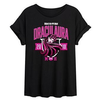 Juniors' Monster High Alumni Draculaura Oversized Tee