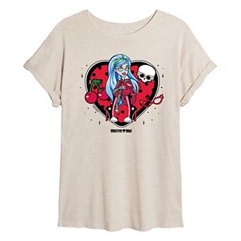 Juniors' Monster High Alumni Ghoulia Oversized Tee