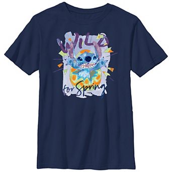Disney's Lilo & Stitch Boys 8-20 Wild For Spring Portrait Graphic Tee