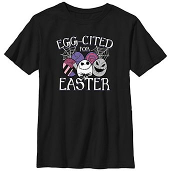 Disney's The Nightmare Before Christmas Boys 8-20 Egg-Cited For Easter Graphic Tee