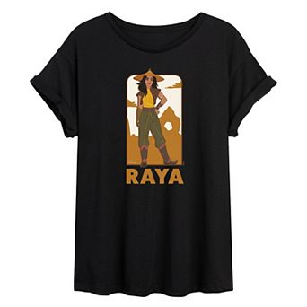 Disney Princess Raya Juniors' Oversized Tee