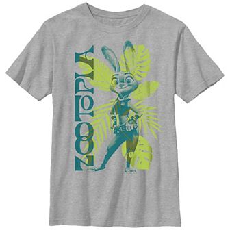 Disney's Zootopia Judy Hopps Boys 8-20 Tropical Floral Graphic Tee