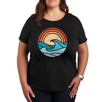 Plus Wave Scene Graphic Tee