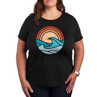 Plus Wave Scene Graphic Tee