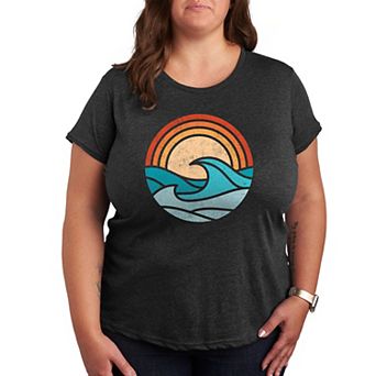 Plus Wave Scene Graphic Tee