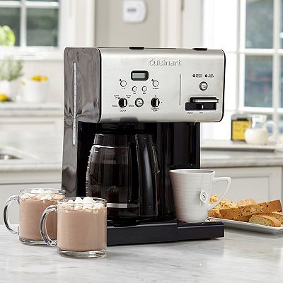 Cuisinart Coffee Plus 12 Cup Programmable Coffeemaker with Hot Water System