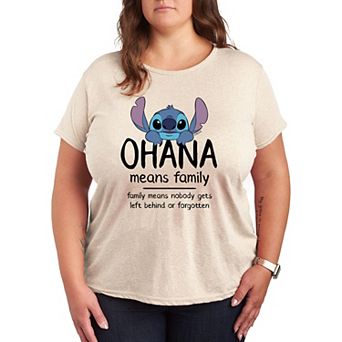 Disney's Lilo & Stitch Plus Ohana Graphic Tee