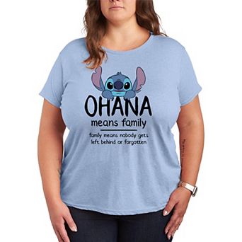 Disney's Lilo & Stitch Plus Ohana Graphic Tee
