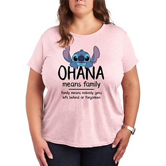Disney's Lilo & Stitch Plus Ohana Graphic Tee