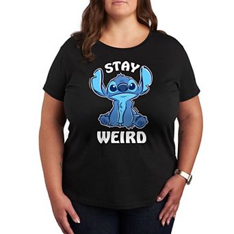 Disney's Lilo & Stitch Plus Stay Weird Graphic Tee