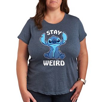 Disney's Lilo & Stitch Plus Stay Weird Graphic Tee