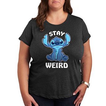 Disney's Lilo & Stitch Plus Stay Weird Graphic Tee