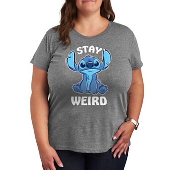 Disney's Lilo & Stitch Plus Stay Weird Graphic Tee
