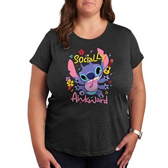 Disney's Lilo & Stitch Plus Socially Awkward Graphic Tee