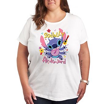 Disney's Lilo & Stitch Plus Socially Awkward Graphic Tee