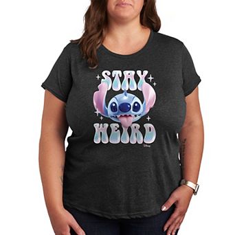 Disney's Lilo & Stitch Plus Stay Weird Graphic Tee