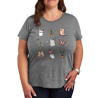 Plus Gardening Grid Graphic Tee