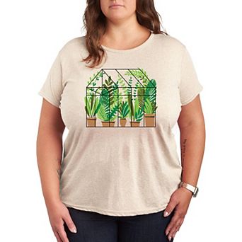 Plus Greenhouse With Plants Graphic Tee