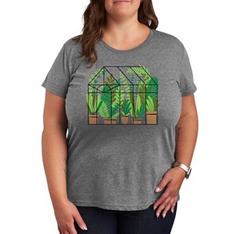 Plus Greenhouse With Plants Graphic Tee