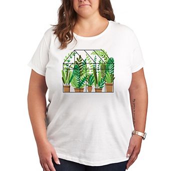 Plus Greenhouse With Plants Graphic Tee