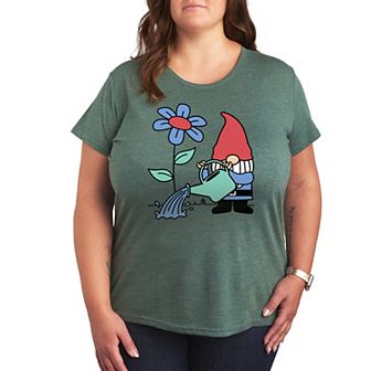 Plus Gardening Gnome Graphic Tee