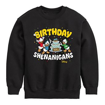 Disney's Mickey Mouse & Friends Boys 8-20 Birthday Shenanigans Fleece Sweatshirt