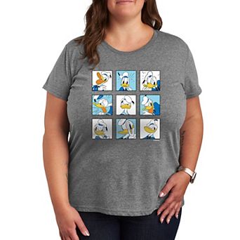 Disney's Donald Duck Plus Grid Graphic Tee