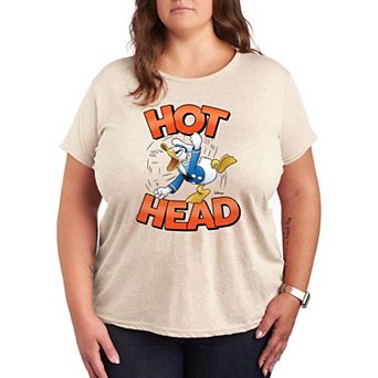 Disney's Donald Duck Plus Hot Head Graphic Tee
