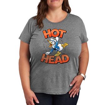 Disney's Donald Duck Plus Hot Head Graphic Tee