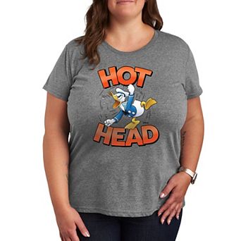 Disney's Donald Duck Plus Hot Head Graphic Tee