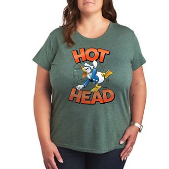 Disney's Donald Duck Plus Hot Head Graphic Tee