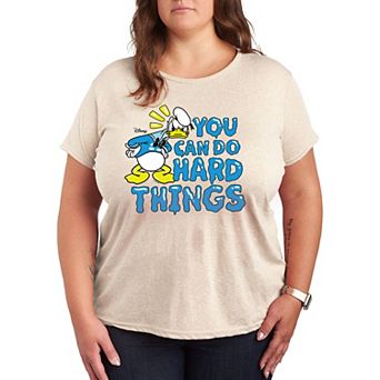 Disney's Donald Duck Plus You Can Do Hard Things Graphic Tee