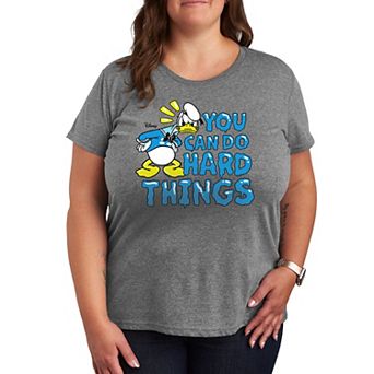 Disney's Donald Duck Plus You Can Do Hard Things Graphic Tee