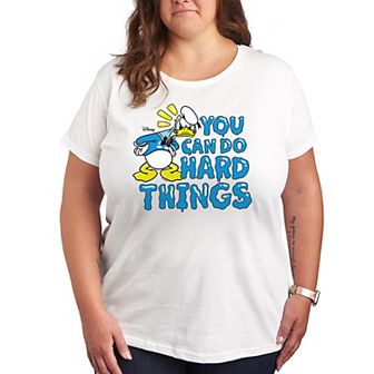 Disney's Donald Duck Plus You Can Do Hard Things Graphic Tee