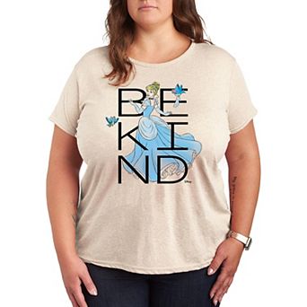 Disney Princess Cinderella Plus Be Kind Graphic Tee