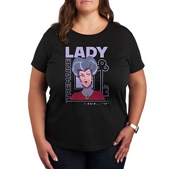 Disney's Cinderalla Lady Tremaine Plus Size Manga Graphic Tee