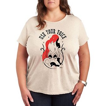 Disney's The Little Mermaid Ariel Plus Use Your Voice Graphic Tee