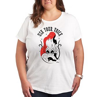 Disney's The Little Mermaid Ariel Plus Use Your Voice Graphic Tee