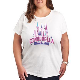 Disney Princess Cinderella Plus Castle Graphic Tee