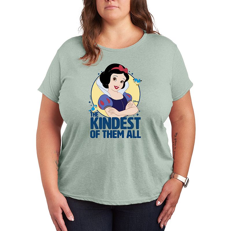 Disney Princess Snow White Plus The Kindest Of Them All Graphic Tee, Women's, 
