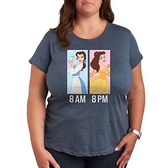 Disney Princess Belle Plus AM to PM Graphic Tee