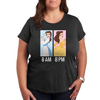 Disney Princess Belle Plus AM to PM Graphic Tee