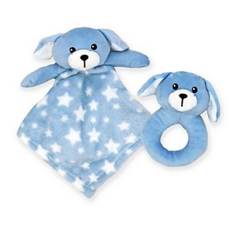 Baby Boys And Baby Girls Nunu With Matching Rattle Set