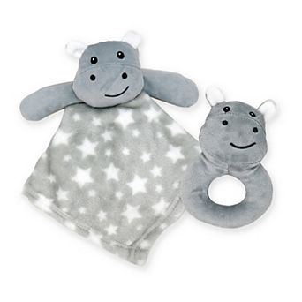 Baby Boys And Baby Girls Nunu With Matching Rattle Set