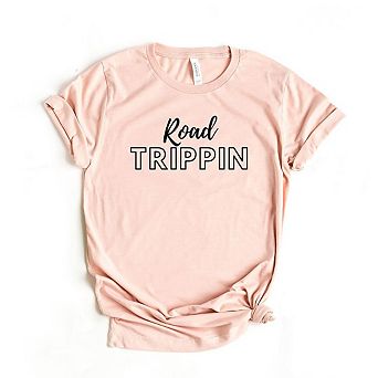 Road Trippin' Script Short Sleeve Graphic Tee