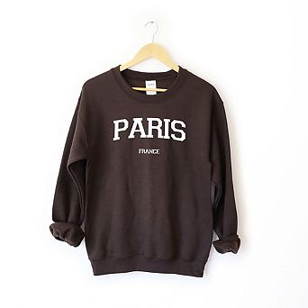 Paris France Varsity Sweatshirt