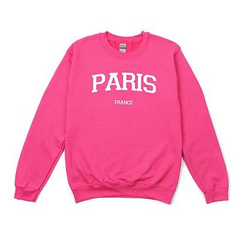 Paris France Varsity Sweatshirt